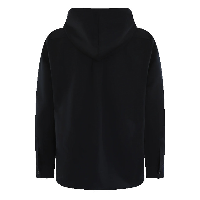 Flaneur Homme Heren atelier hooded shirt F14195-Navy large
