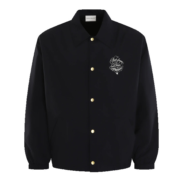 Drole De Monsieur Heren la veste slogan vignes F-Jt209-Pa012-Navy large