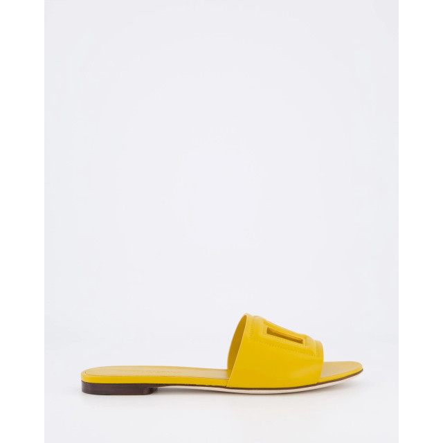 Dolce and Gabbana Dames d&g logo flat slide CQ0436-AY329-80220 large