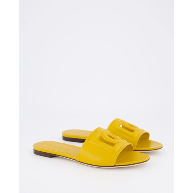 Dolce and Gabbana Dames d&g logo flat slide CQ0436-AY329-80220 large