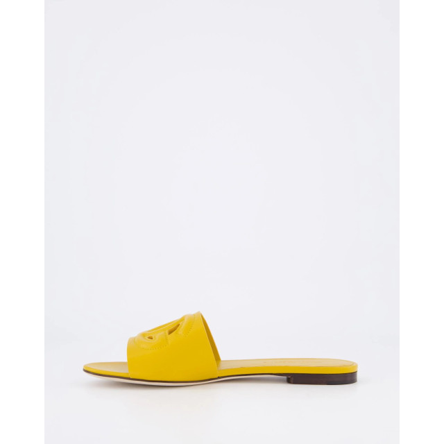 Dolce and Gabbana Dames d&g logo flat slide CQ0436-AY329-80220 large