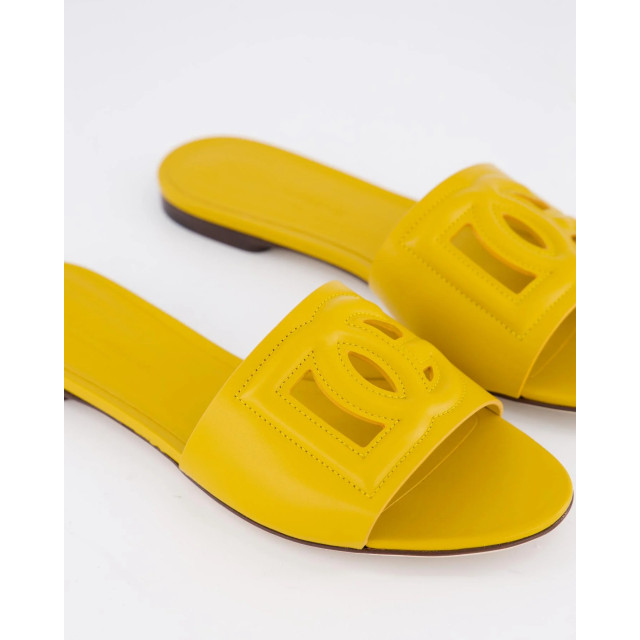 Dolce and Gabbana Dames d&g logo flat slide CQ0436-AY329-80220 large