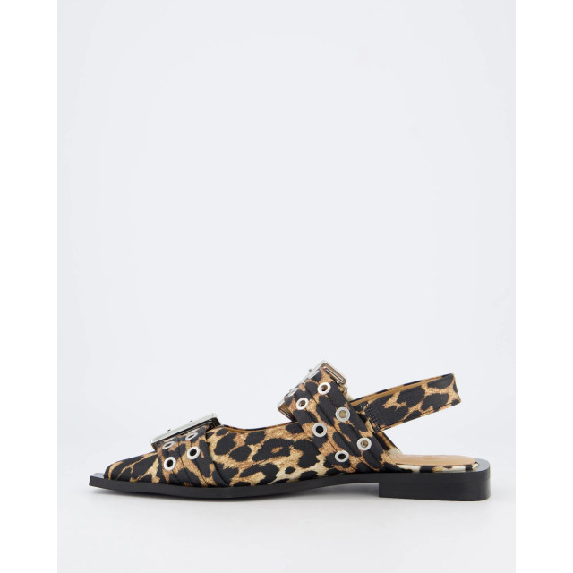 Ganni Dames chunky buckle ballerina S2947-943 large
