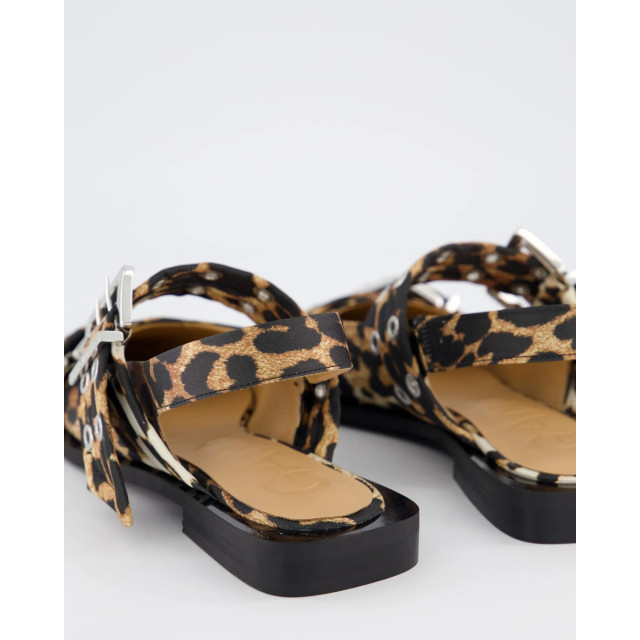 Ganni Dames chunky buckle ballerina S2947-943 large
