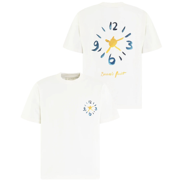 Bram's Fruit Heren clock acrylic t 689-White large