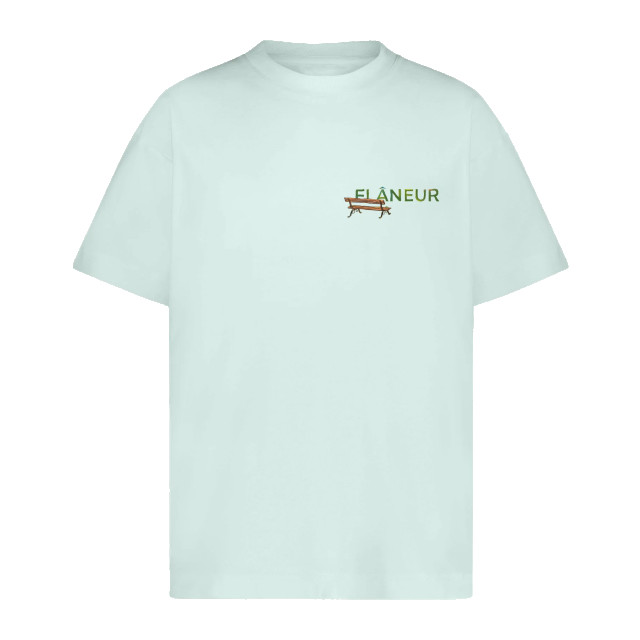 Flaneur Homme Heren lanterns of love t-shirt F15116-Groen large