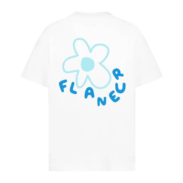 Flaneur Homme Heren blossom t-shirt F15183-White large
