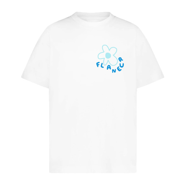 Flaneur Homme Heren blossom t-shirt F15183-White large