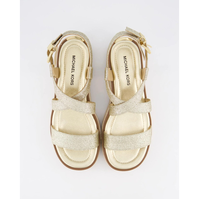 Michael Kors Dames lynn sandaal goud 40S5LYFS1M-Pale Gold large