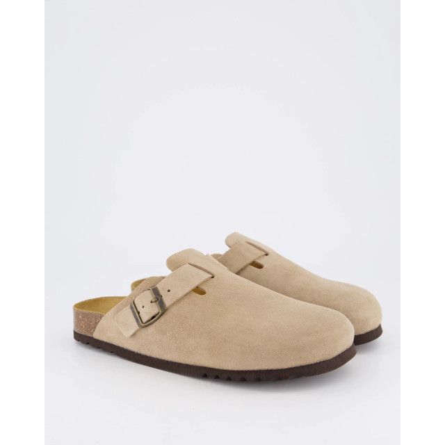 Scholl Heren olivier pantoffel dark F300832361-Dark Beige large