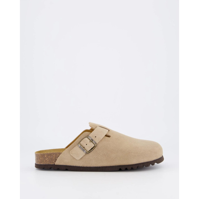 Scholl Heren olivier pantoffel dark F300832361-Dark Beige large