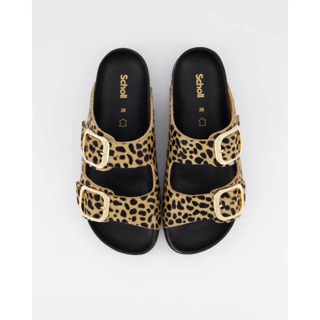 Scholl Dames noelle slipper leopard F300671850-Leopard large
