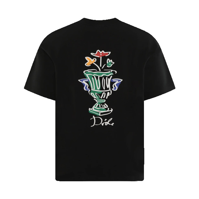 Drole De Monsieur Heren le t-shirt vase T-TS225-C0002-Black large