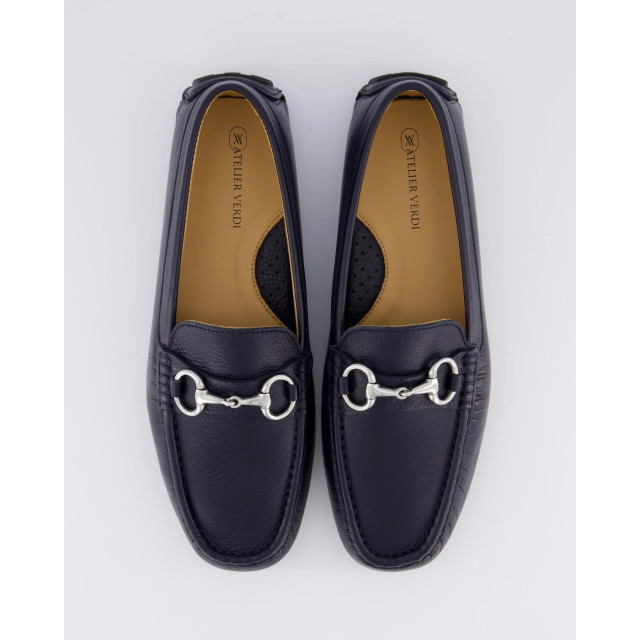 Gibaldi Heren massimo loafer Dollarino Nero-Navy large