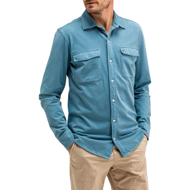 Butcher of Blue Finn pocket jersey overshirt M2514021-836 large