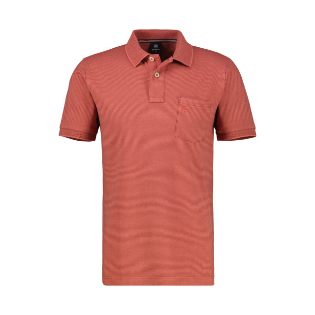 Lerros Heren polo 25332061 331 earth red Lerros Polo 25332061 331EarthRed large