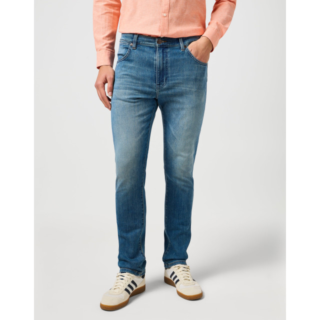 Wrangler Larston heren slim-fit jeans trail tone WRANGLER 112362456 Larston TrailTone large