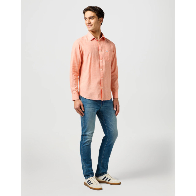 Wrangler Larston heren slim-fit jeans trail tone WRANGLER 112362456 Larston TrailTone large