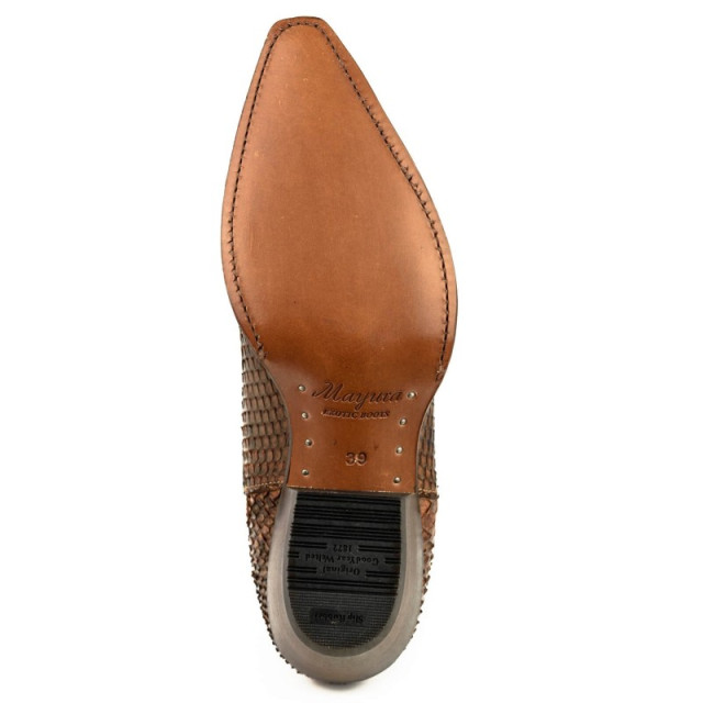 Mayura Boots Cowboy laarzen marie-2496- natural marron MARIE-2496-PYTHON NATURAL MARRON large