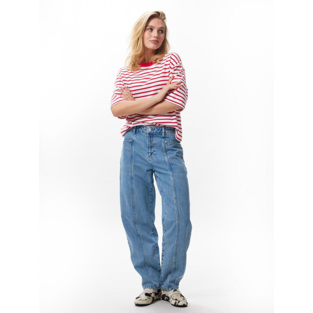 Catwalk Junkie Barrel fit jeans met topstitch  2502010000 large