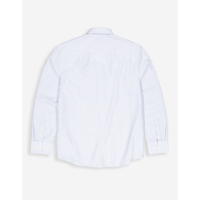Butcher of Blue Aiden oxford bold stripe shirt lange mouw overhemden m2514018 M2514018 large