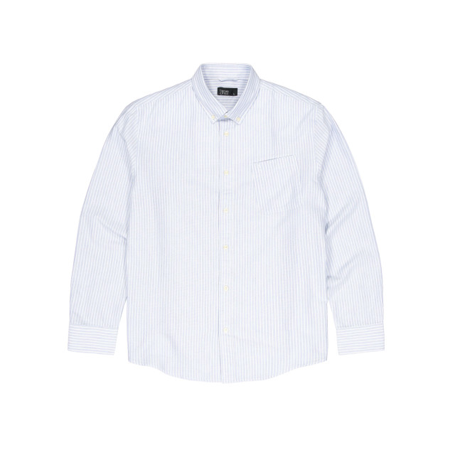 Butcher of Blue Aiden oxford bold stripe shirt lange mouw overhemden m2514018 M2514018 large