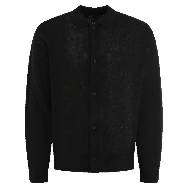 Represent Heren long sleeve mesh knit shirt MLM3829-1 large