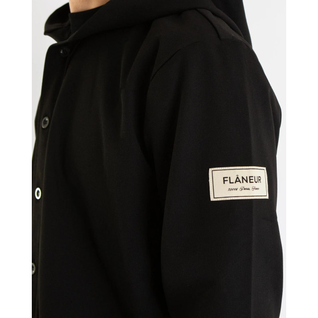Flaneur Homme Heren atelier hoodie FNOS800-Black large