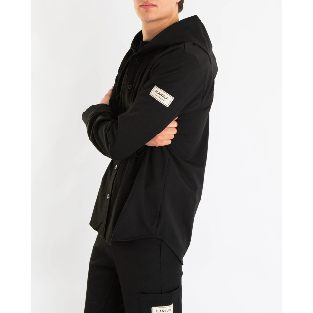 Flaneur Homme Heren atelier hoodie FNOS800-Black large