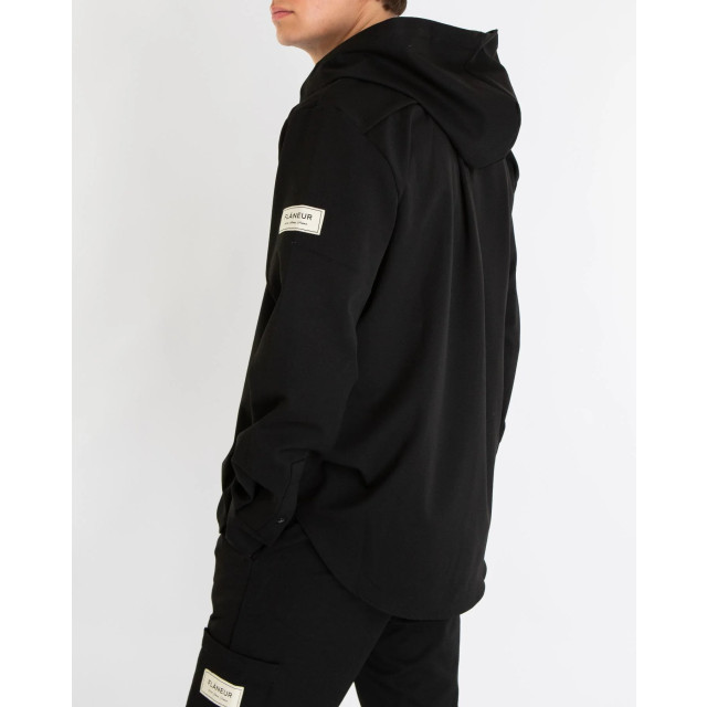 Flaneur Homme Heren atelier hoodie FNOS800-Black large