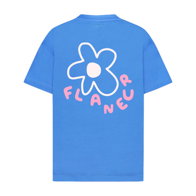 Flaneur Homme Heren blossom t-shirt F15121-Blue large