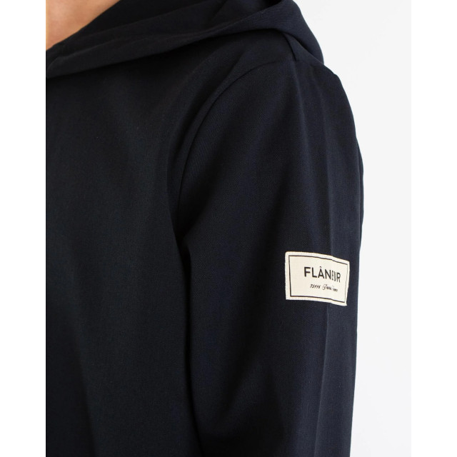 Flaneur Homme Heren atelier hooded shirt F14195-Navy large