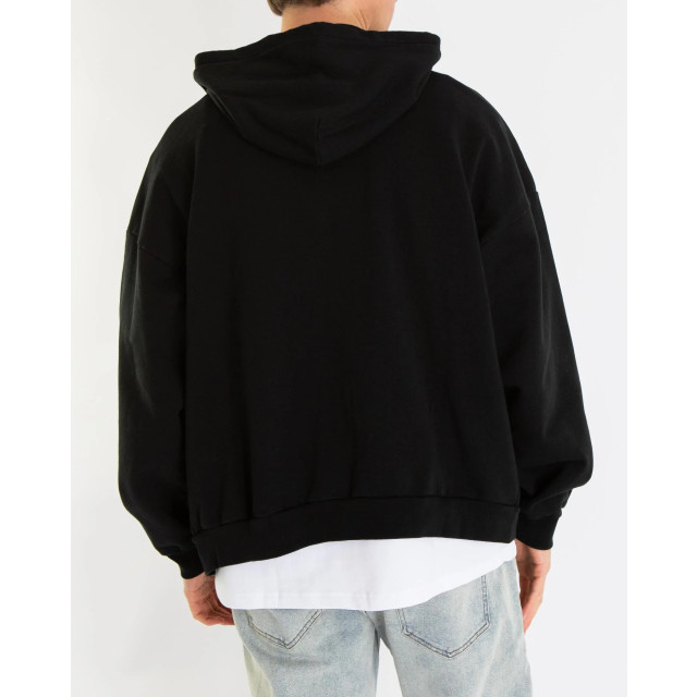 Flaneur Homme Heren blossom patches zip-up F15003-Black large