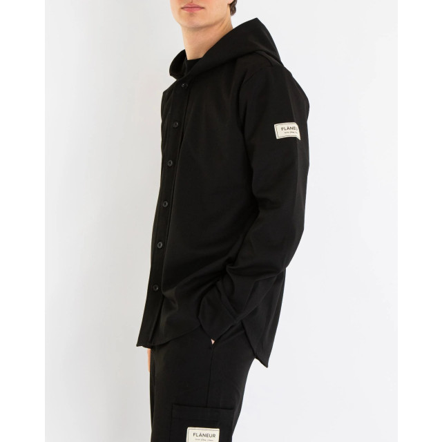 Flaneur Homme Heren atelier hoodie FNOS800-Black large