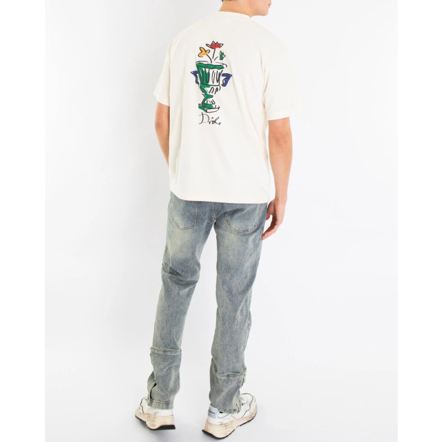 Drole De Monsieur Heren le t-shirt vase T-TS225-C0002-Cream large