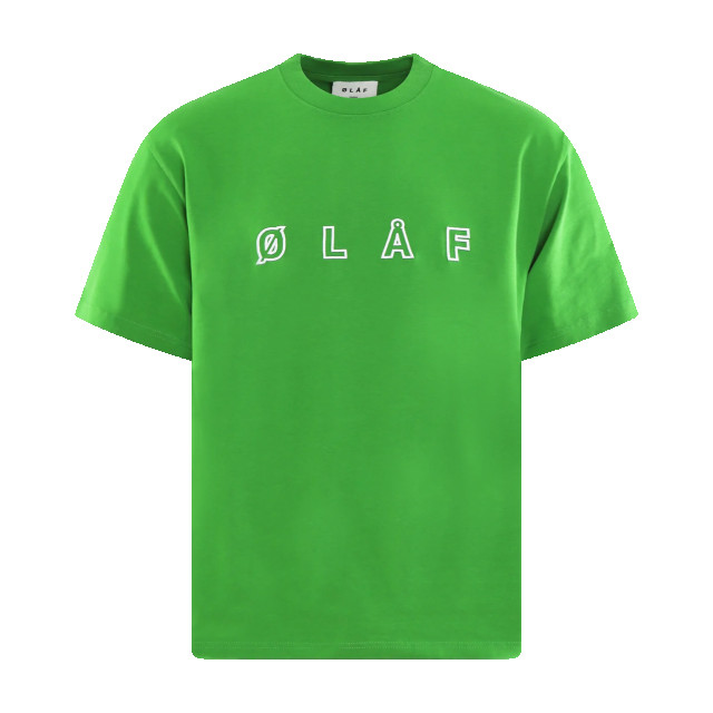 Olaf Hussein Heren sans embro logo t-shirt M200105-Green large