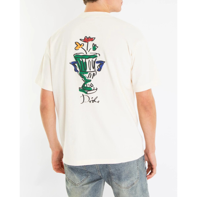 Drole De Monsieur Heren le t-shirt vase T-TS225-C0002-Cream large