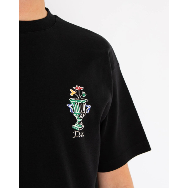Drole De Monsieur Heren le t-shirt vase T-TS225-C0002-Black large
