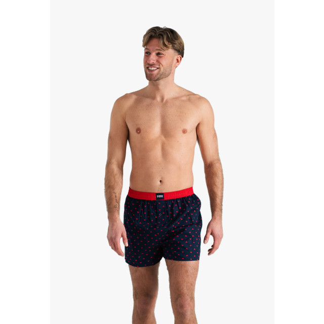 Happy Shorts Wijde boxershort rode hartjes HS-32 large