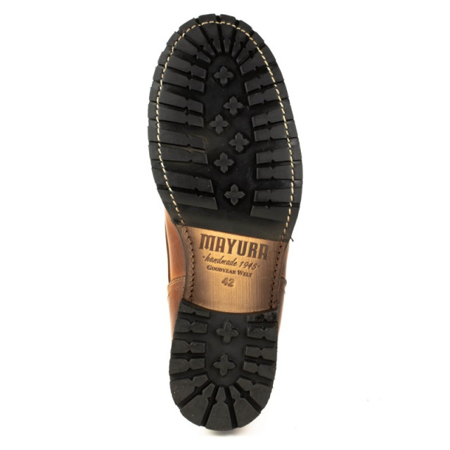 Mayura Boots Biker werk schoen 2478-alm-pull grass castaño 2478-ALM-PULL GRASS CASTAÑO large