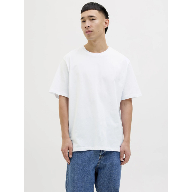 Jack & Jones Heren t-shirt jjhugo ronde hals effen 5-pack 12284199-4835912 large