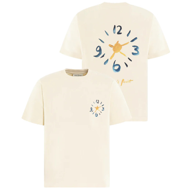 Bram's Fruit Heren clock acrylic t 691-Beige large