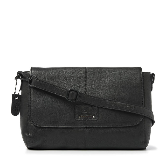 dR Amsterdam Schoudertas tampa afmetingen:27x17x6cm 933766 BLACK large