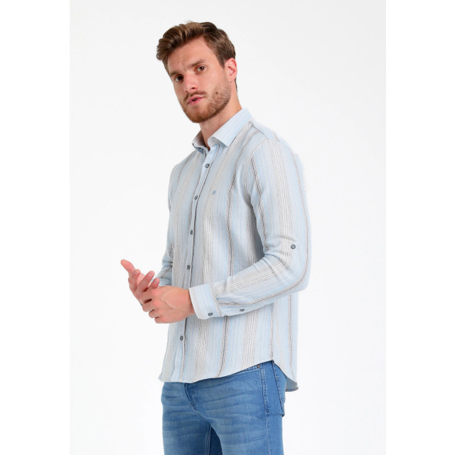 Gabbiano Heren overhemd 335547 4001 bright blue Gabbiano Overhemd 335547 4001BrightBlue large