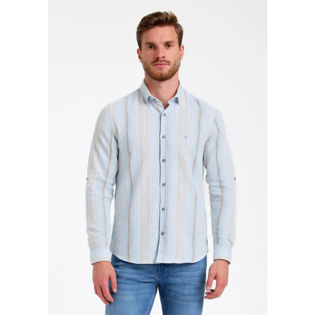 Gabbiano Heren overhemd 335547 4001 bright blue Gabbiano Overhemd 335547 4001BrightBlue large