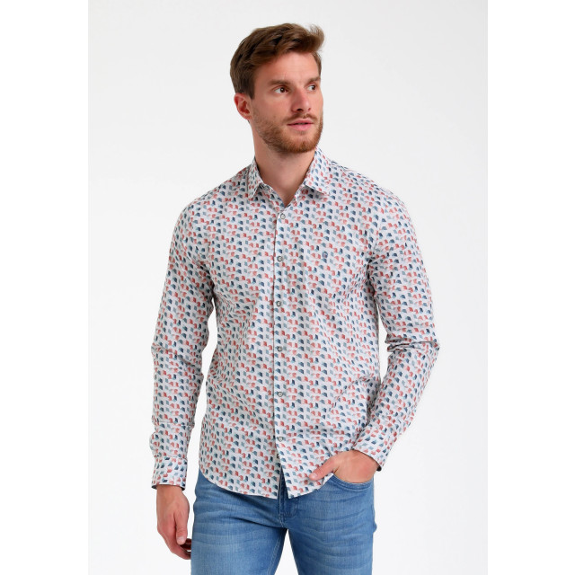 Gabbiano Heren overhemd 335539 102 ecru Gabbiano Overhemd 335539 102Ecru large