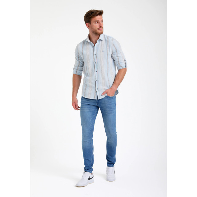 Gabbiano Heren overhemd 335547 4001 bright blue Gabbiano Overhemd 335547 4001BrightBlue large