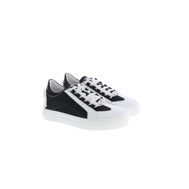 Dsquared2 Kids 551 box sole sneakers lace up 67071-VAR.08-WHITE/BLACK large