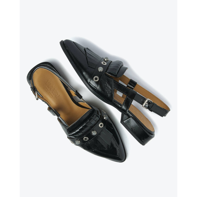 Via Vai VIA VAI Muiltjes 62210 Sandalen Zwart VIA VAI Muiltjes 62210 large