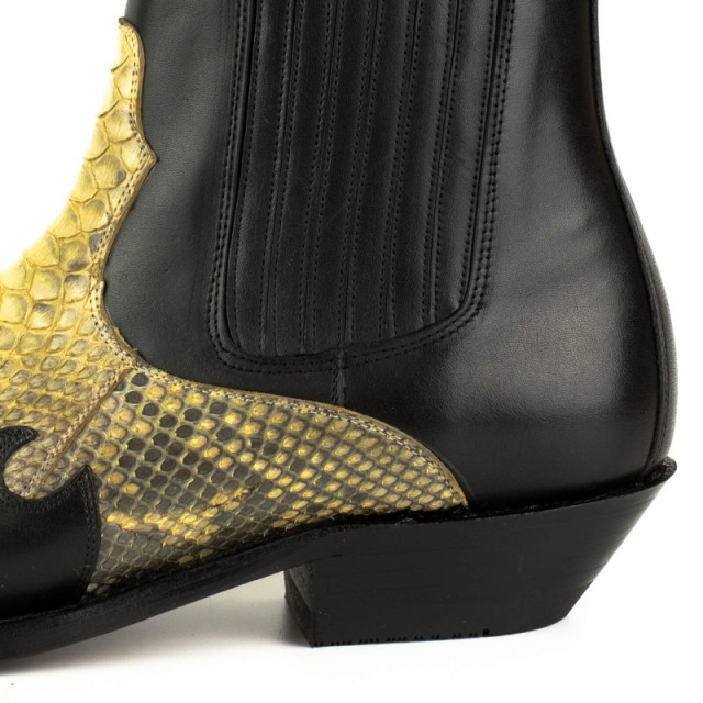 Mayura Boots Cowboy laarzen rock-2500-box negro/piton camel ROCK-2500-VACUNO / PYTHON AZUL large